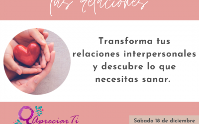 Taller online Sana tus relaciones